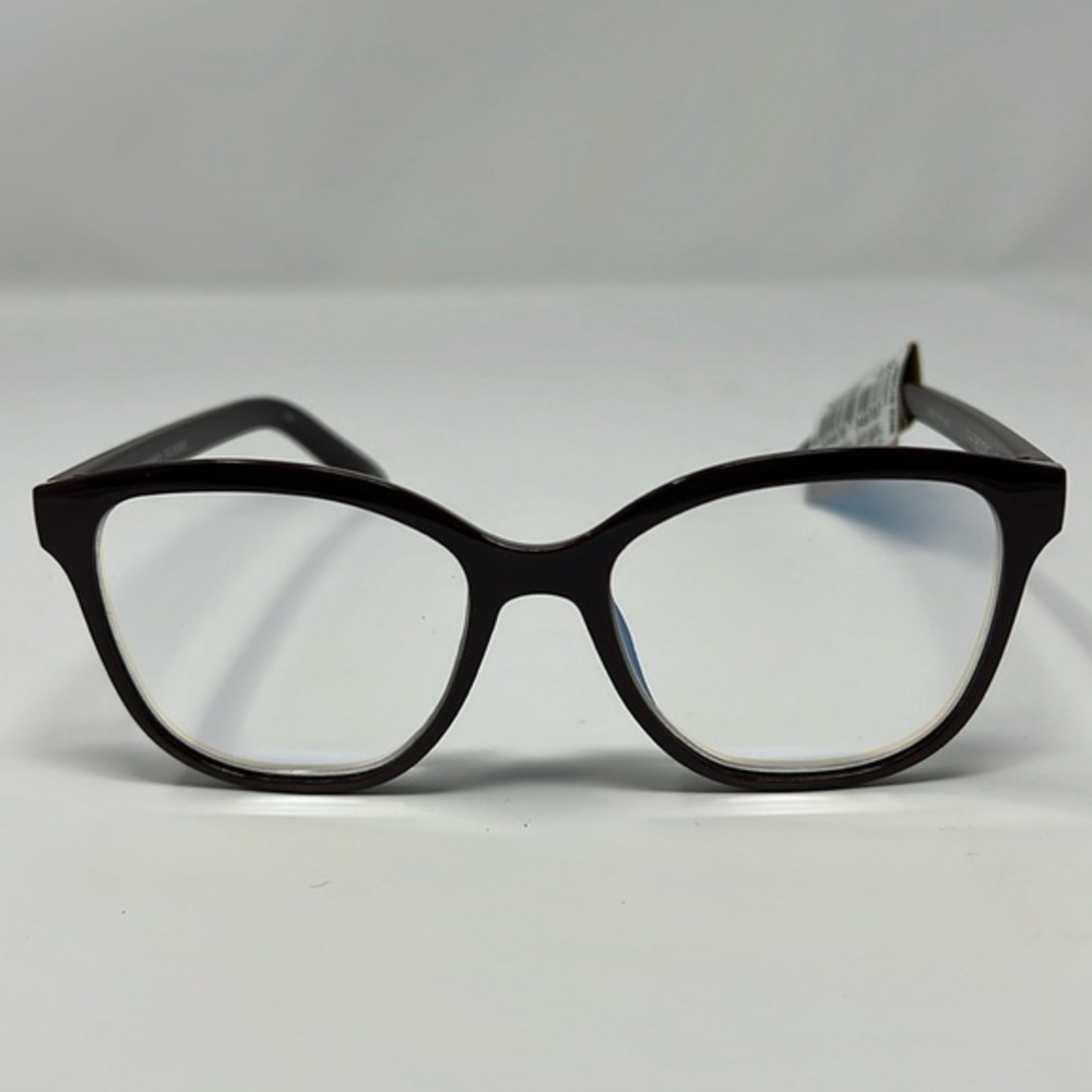 The Book Club Spittle Swim Red Cherry +2.5 Blue Light Reading Glasses | Preowned